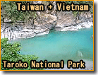 Marble rocks' Taroko in Taiwan and Vietnam Hanoi