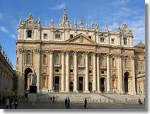 S. Pietro Cathedral is 22,000 m2 and can accomodate 60,000 people.