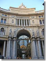 Galleria Umberto I is the second gallery in Naples and the busiest. It was built during urban renewal following a cholera epidemic and the "legge speciale" of 1885. The project was by engineer Emanuele Rocco, and then modified by Ernest Di Mauro and Antonio Curri.