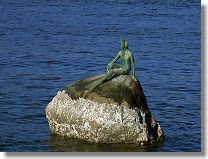 Sculptor Elek Imredy donated this bronze statue of scuba diving to Vancouver Park Control Committee