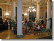 Lobby is not big but big enough for a private house