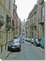 Street parking all around as in Rome